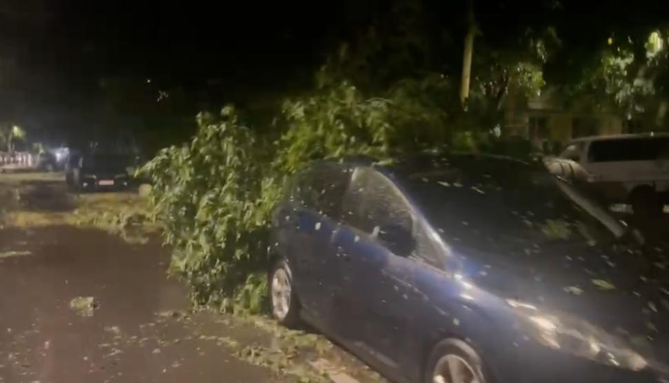 Prăpăd în Capitală, după urgia de noaptea trecută. Copaci rupți, acoperișuri smulse, iar străzile s-au transformat în râuri 907515