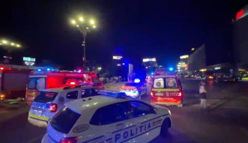 Accident grav la Piața Unirii din București, noaptea trecută. 12 persoane au ajuns la spital 907839