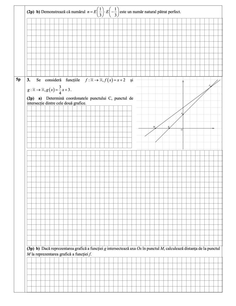 Teste de antrenament la Matematică pentru Evaluarea Națională 2024 907341