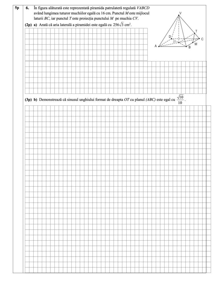 Teste de antrenament la Matematică pentru Evaluarea Națională 2024 907344