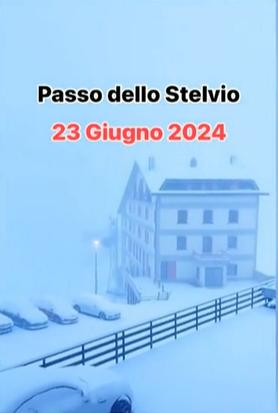 VIDEO Imagini șocante în Italia. A nins abundent după ce temperaturile au scăzut brusc, în plină vară 909156