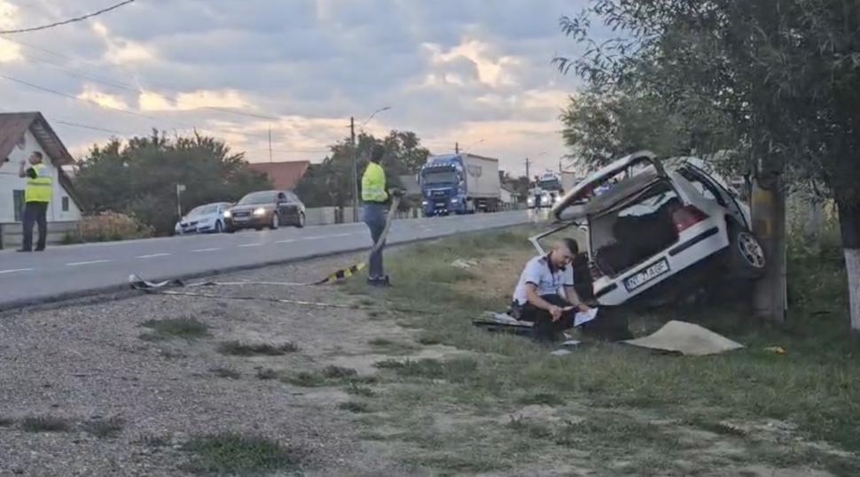 Accident grav, între un autocar și o mașină, în satul Hârlești din Bacău: Cinci persoane au fost rănite, trei sunt în stare critică 909803