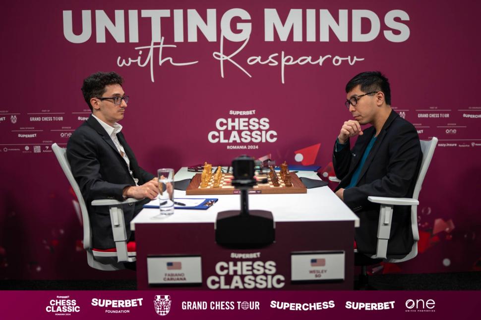  A doua rundă a Superbet Chess Classic România 2024 s-a încheiat cu o singură victorie și patru remize  909878