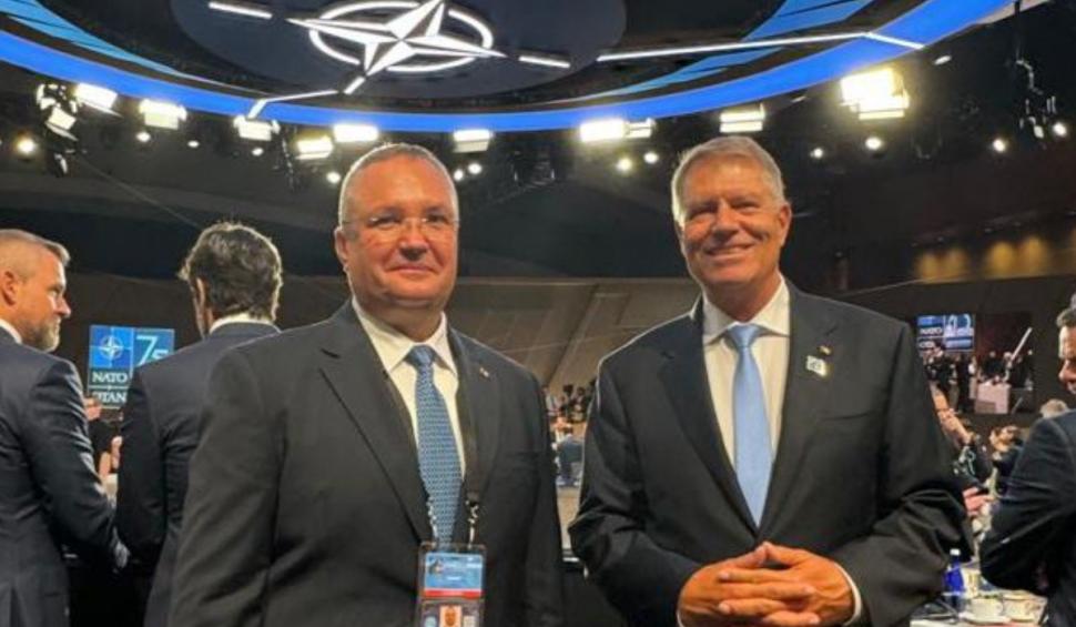 Iohannis l-a prezentat pe Ciucă liderilor Alianţei, la summitul NATO de la Washington 912264