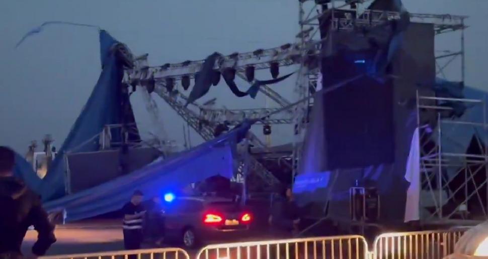 O furtună apocaliptică a spulberat un festival muzical cu zeci de mii de spectatori în Slovacia 912502