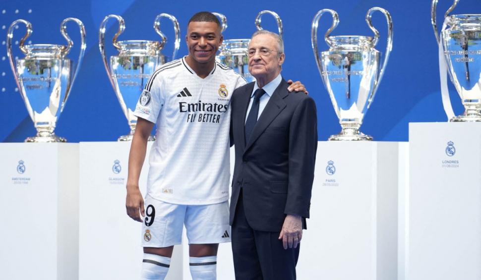 Peste 80.000 de fani l-au primit ca pe un erou pe Kylian Mbappe la Real Madrid 913045