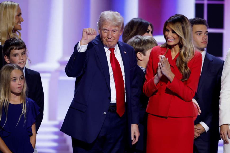 Apariția rară a Melaniei la discursul lui Trump. „Face doar ce vrea ea, este extrem de independentă”  913391