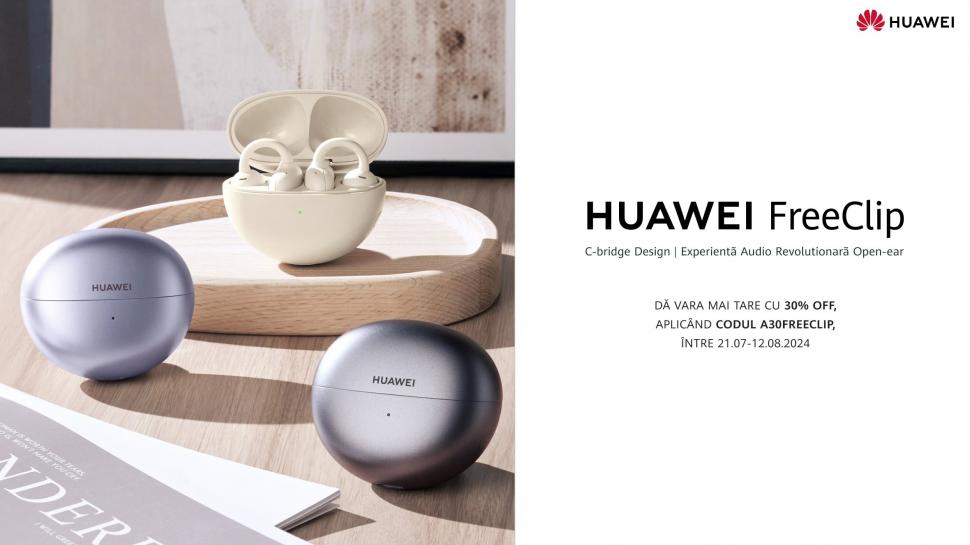 Căștile HUAWEI FreeClip te conectează cu vara: Ieși în evidență și bucură-te de confort 915142