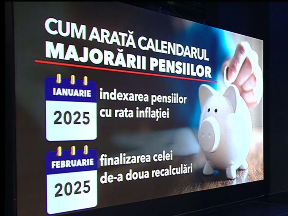 Calendarul majorării pensiilor. Când vin deciziile de pensionare şi când sunt distribuiţi banii 915440