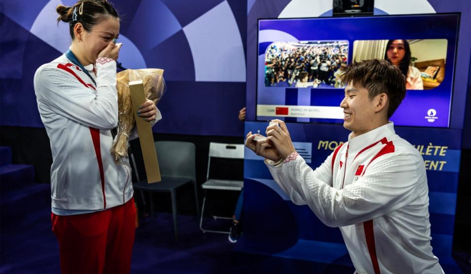 Momente emoționante la Jocurile Olimpice. A fost cerută în căsătorie după ce a câștigat medalia de aur 915710