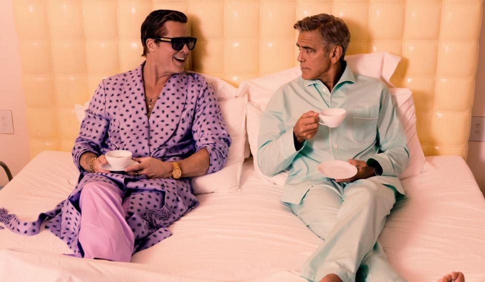  Brad Pitt și George Clooney au pozat pentru GQ chiar la vinăria pentru care se judecă primul cu Angelina Jolie 917711