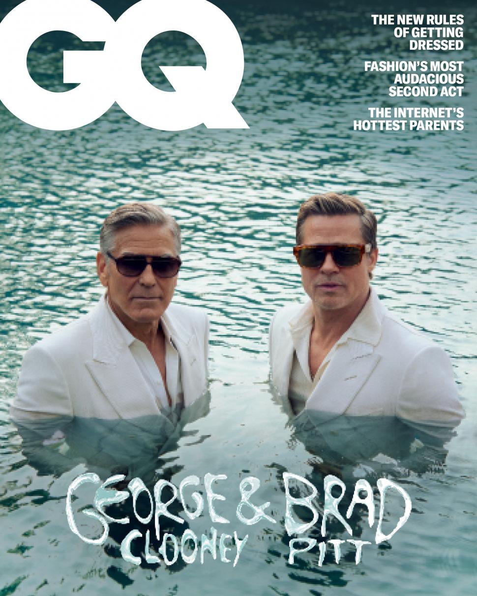  Brad Pitt și George Clooney au pozat pentru GQ chiar la vinăria pentru care se judecă primul cu Angelina Jolie 917712