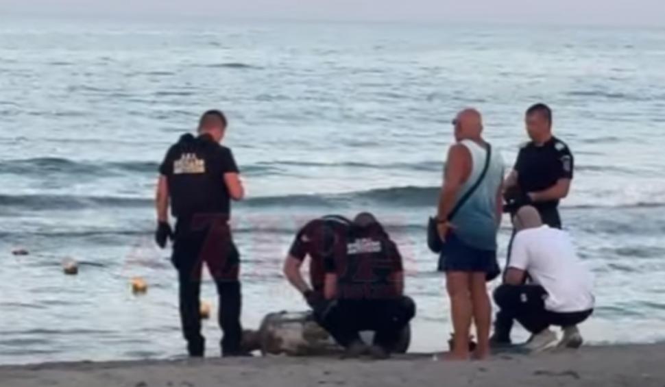 Un motor de rachetă cu inscripții chirilice a fost găsit pe o plajă din stațiunea Venus 919010