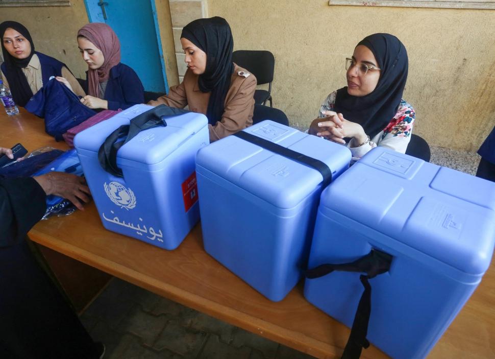 Lupte oprite în Gaza. Au început cele trei zile de pauză umanitară, în care sute de mii de copii vor fi vaccinați anti-poliomielită 920601