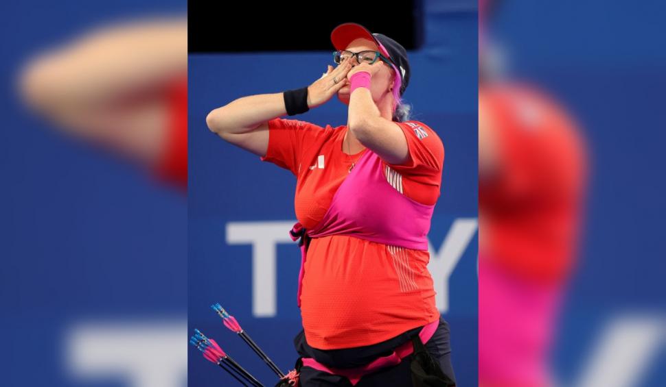 Jodie Grinham a devenit prima sportivă din istorie care a câștigat o medalie paralimpică în timp ce era însărcinată 920694