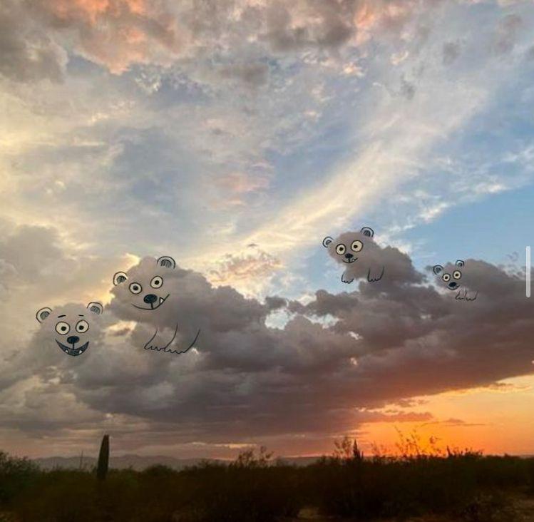 Povestea emoționantă a artistului de pe Instagram care transformă norii pufoși de pe cer în desene virale: „Fiica mea s-a îmbolnăvit” 920832