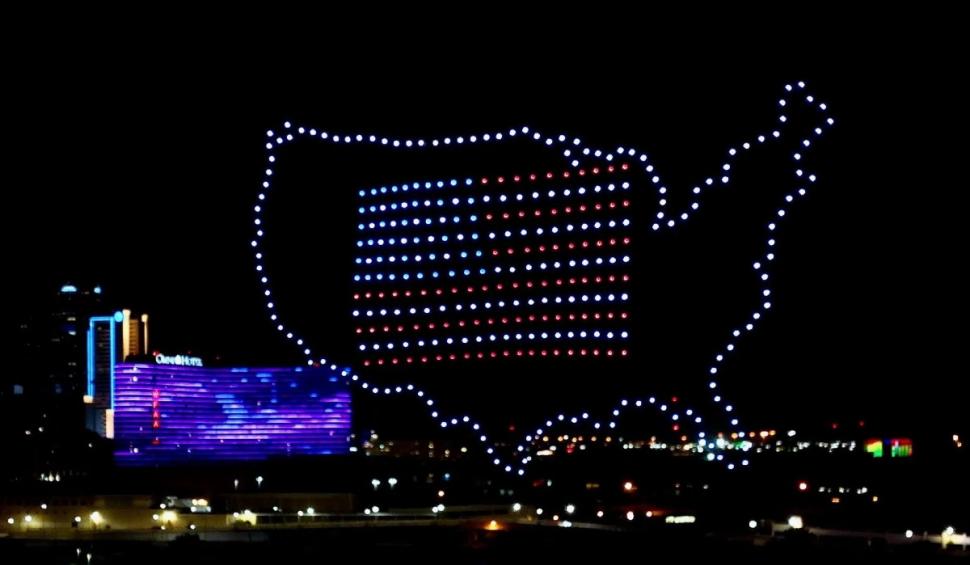 Două noi recorduri mondiale pentru cel mai impresionant spectacol cu peste 1.500 de drone. Imaginile care au intrat în istorie  923420