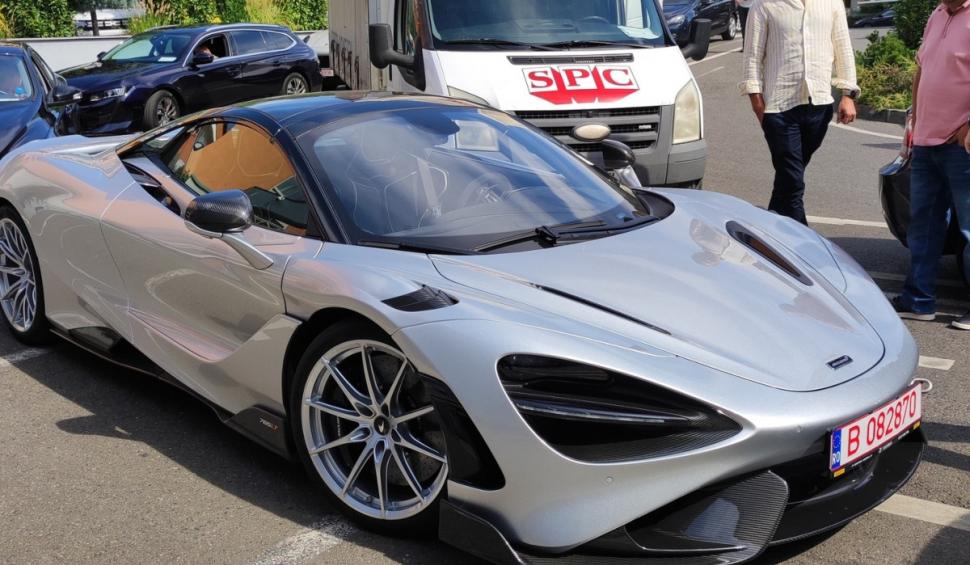 Imagini cu cel mai puternic McLaren LT Spider, adus pentru inspecţie la RAR: Forță, lux şi siguranță pe patru roţi 923597
