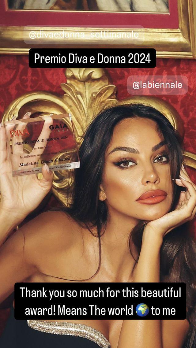 Un nou premiu pentru Mădălina Ghenea la Festivalul de Film de la Tropea, în Italia. Mesaj pentru fani 923485