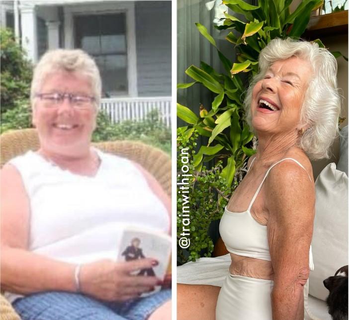 S-a apucat de sală la 70 de ani și a slăbit 36 de kg. Acum, Joan e influenceriță de fitness și face senzație pe internet 924643