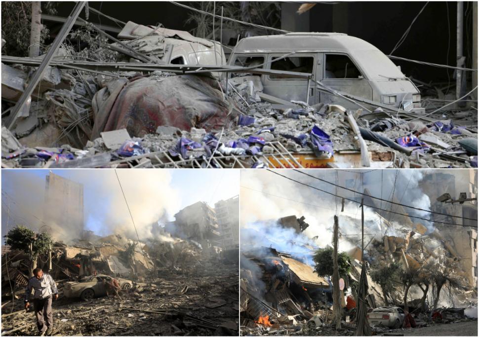 Cum arată Beirut după ce a fost bombardat de aviația israeliană. "Am auzit racheta trecând pe deasupra noastră cu zgomot puternic" 926720
