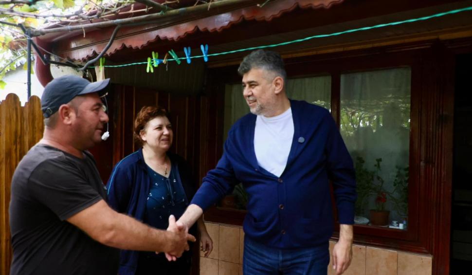 Certați în Coaliție, Ciucă și Ciolacu au vizitat separat sinistrații din Galați. În urmă cu câteva săptămâni, mergeau împreună 927177