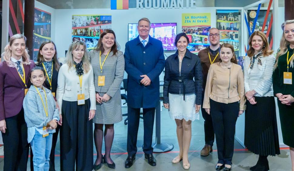 Klaus şi Carmen Iohannis au vizitat, la Paris, pavilionul României din cadrul Village de la Francophonie 927239