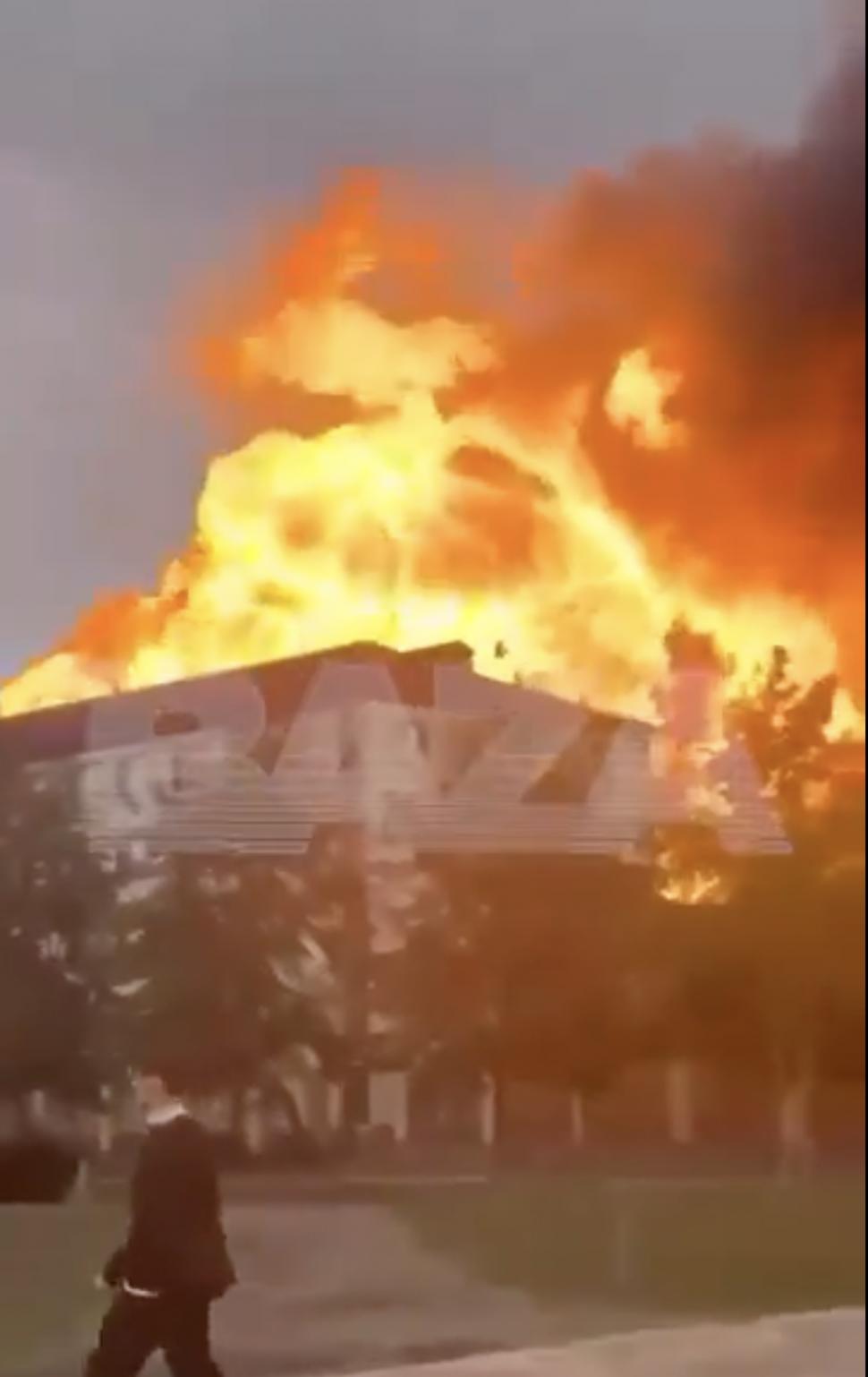 Explozie uriașă la o benzinărie din Groznîi. 4 persoane, printre care 2 copii, ar fi fost ucise 928417