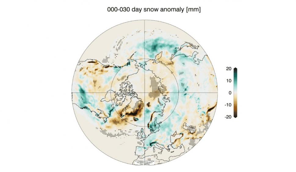Vortexul polar format în stratosferă slăbeşte. De ce înseamnă asta că vom avea o iarnă geroasă şi cu multă zăpadă 928917