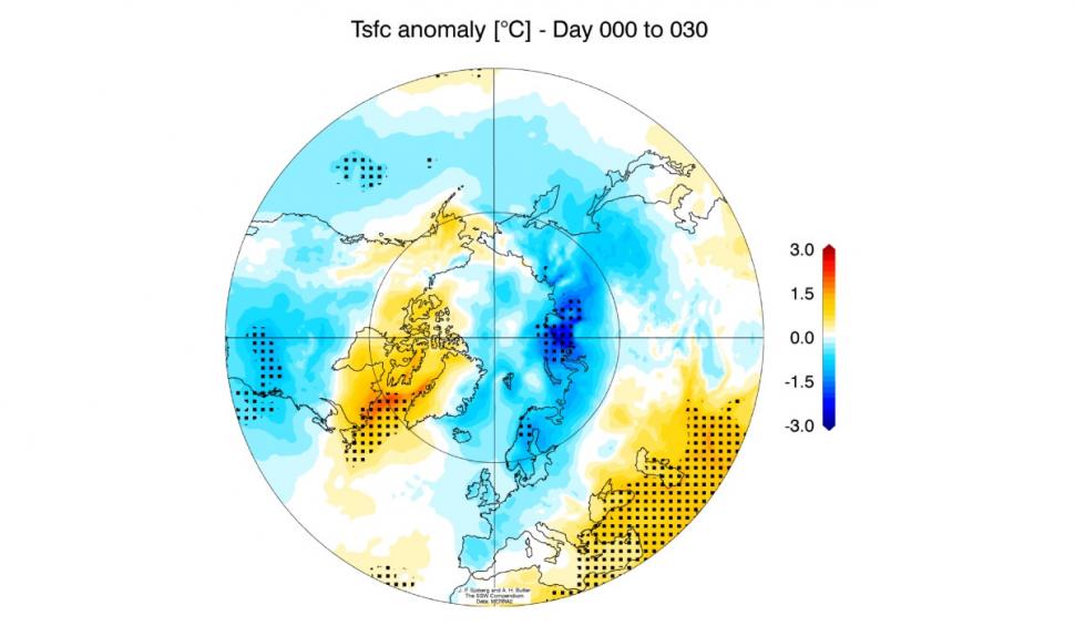 Vortexul polar format în stratosferă slăbeşte. De ce înseamnă asta că vom avea o iarnă geroasă şi cu multă zăpadă 928918