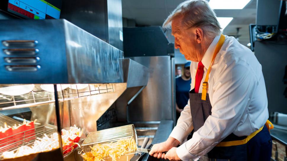 Donald Trump a vândut cartofi prăjiţi la McDonald's în Pennsylvania 929871