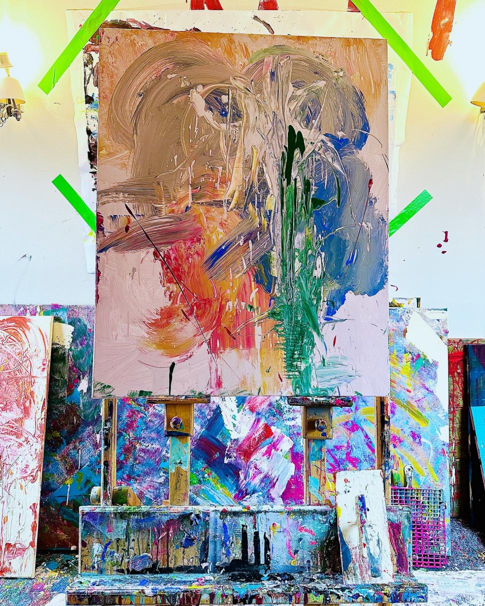 Povestea lui Laurent, băiețelul de trei ani devenit pictor de succes în Germania: Cu ce prețuri se vând tablourile lui „Mini-Picasso” 930034