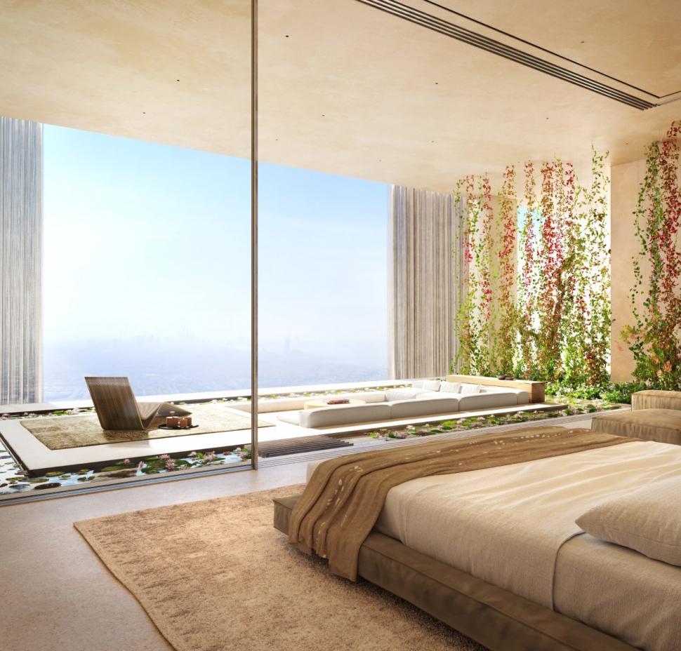 Un zgârie-nori super îngust, lat cât un singur apartament, va fi construit în Dubai. Cum va arăta clădirea cu design unic Muraba Veil 930136