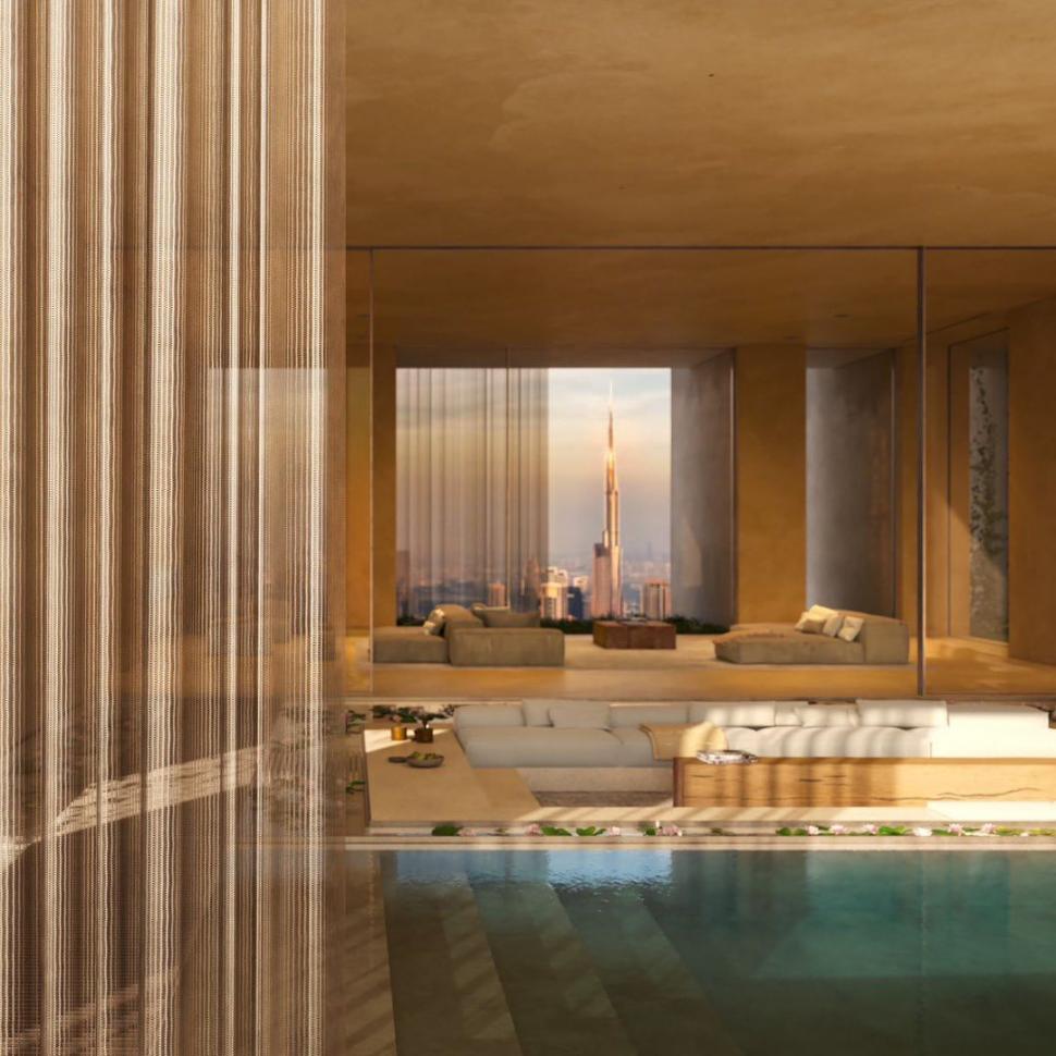 Un zgârie-nori super îngust, lat cât un singur apartament, va fi construit în Dubai. Cum va arăta clădirea cu design unic Muraba Veil 930140