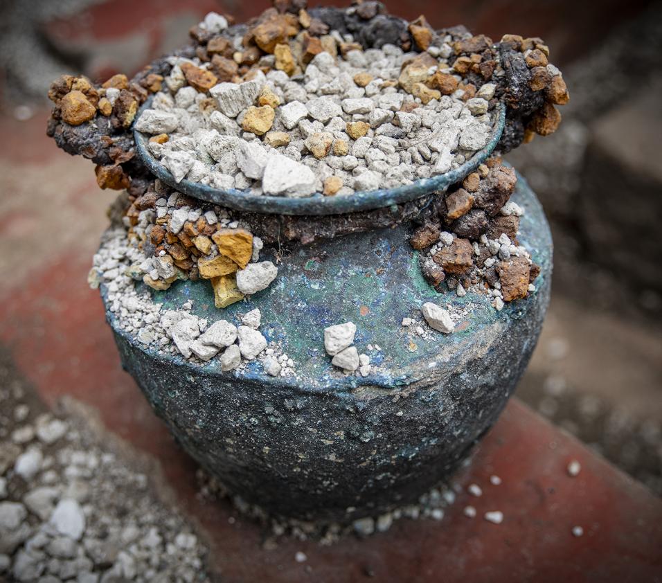 Descoperire uimitoare în Pompei. O casă construită diferit a păstrat ultima ofrandă înainte de erupția Vezuviului și o frescă unică 931020