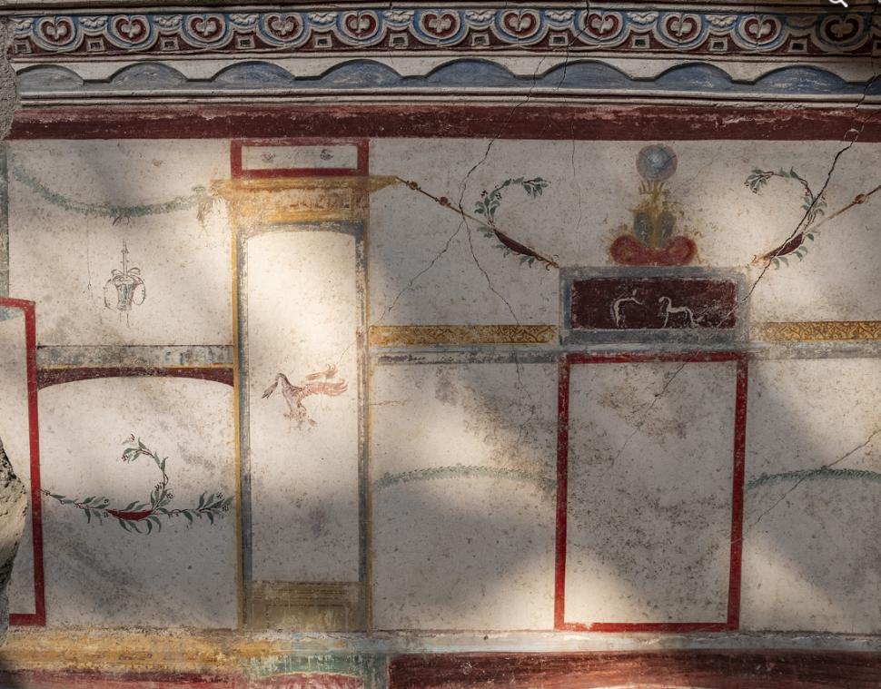 Descoperire uimitoare în Pompei. O casă construită diferit a păstrat ultima ofrandă înainte de erupția Vezuviului și o frescă unică 931022