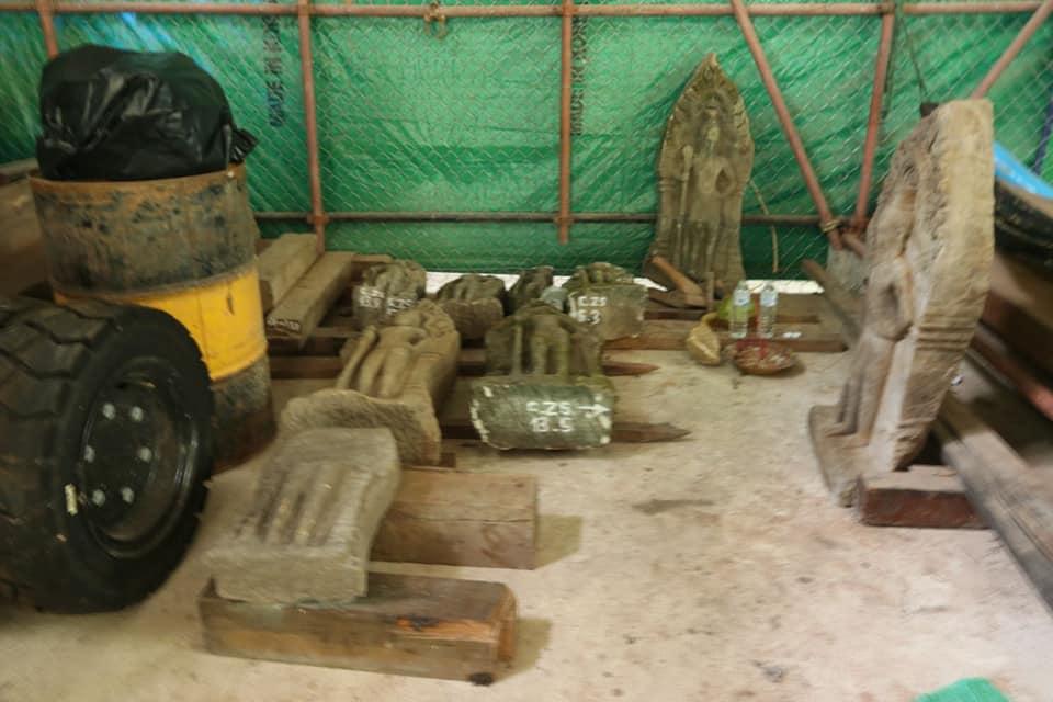 Descoperire arheologică neașteptată la poarta unui celebru palat regal din Cambodia: Povestea celor 12 statui găsite întâmplător 931451