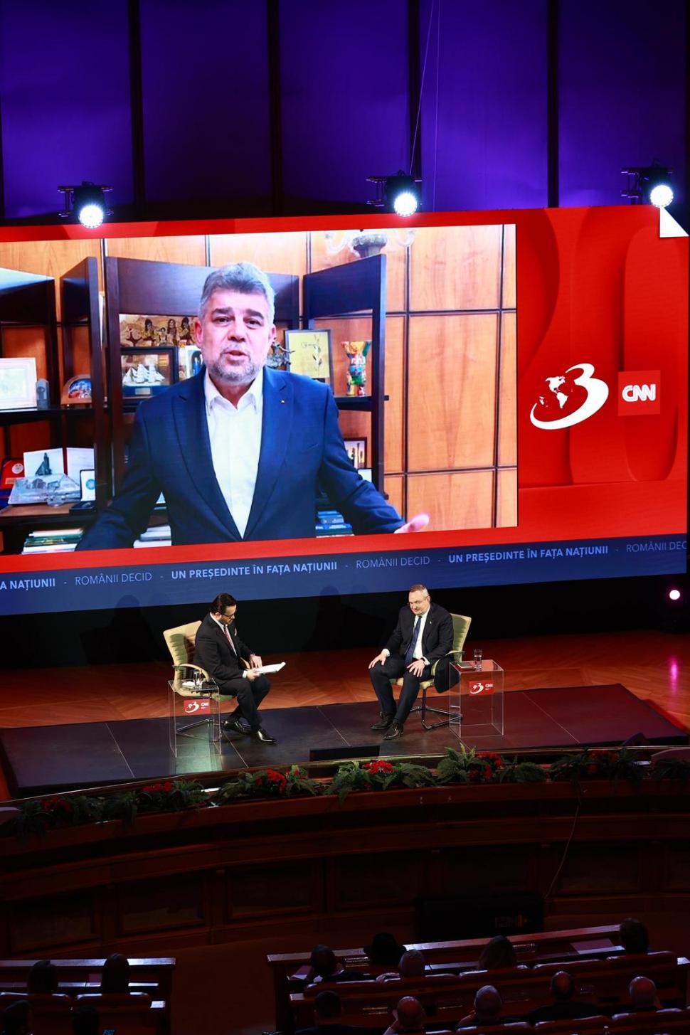Din culisele dezbaterii prezidențiale cu Nicolae Ciucă. Ce nu s-a văzut la televizor 931625