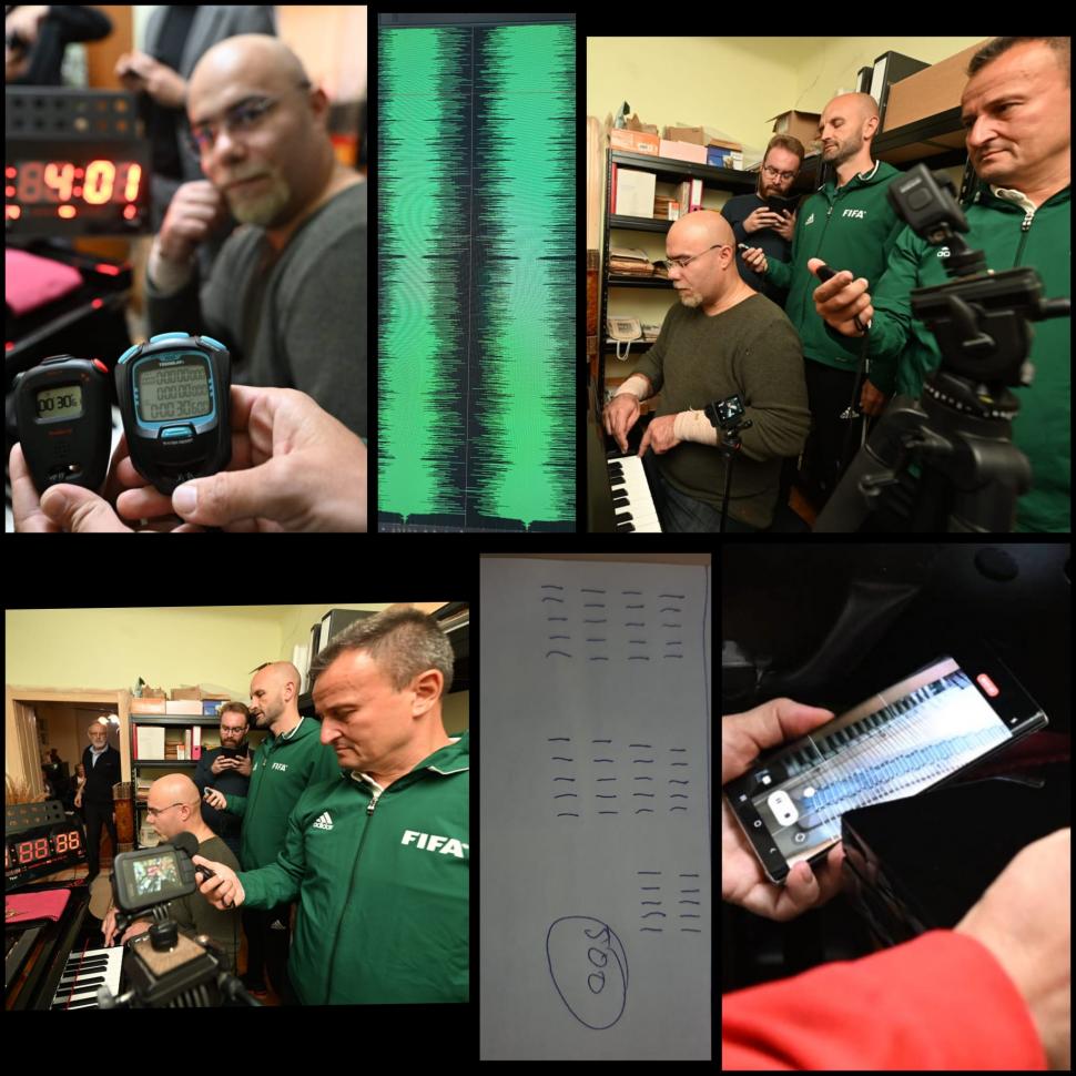 VIDEO. Pianist din Oradea, în Cartea Recordurilor pentru a patra oară: A reușit 500 de bătăi pe o clapă în 30 de secunde 931865