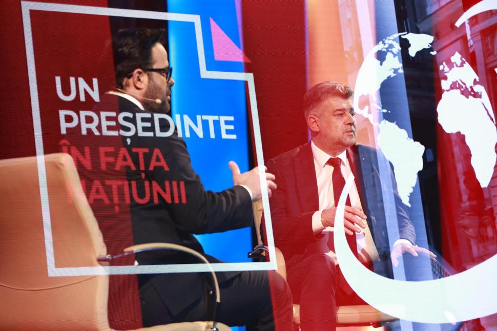 Din culisele dezbaterii prezidențiale cu Marcel Ciolacu. Ce nu s-a văzut la televizor 932286