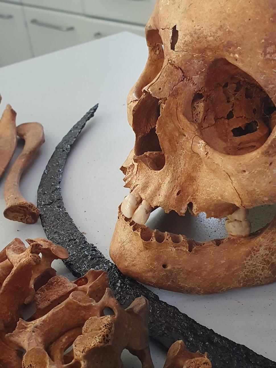 Cum arăta Zosia, „vampirul” din Polonia care a trăit în urmă cu 400 de ani. A fost îngropată cu o seceră de fier la gât 932390