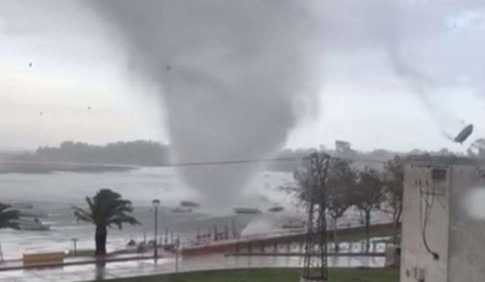 O tornadă a lovit o zonă turistică populară în Spania. Autorităţile au activat planurile de urgenţă 932503