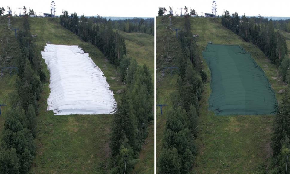 O țară din Europa a început să exporte covoare pentru „reciclarea zăpezii” către stațiuni de schi unde nu mai ninge 932803