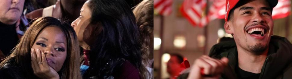 America, ruptă în două. Imagini cu dezastrul din tabăra Kamalei Harris și extazul susținătorilor lui Trump  933673