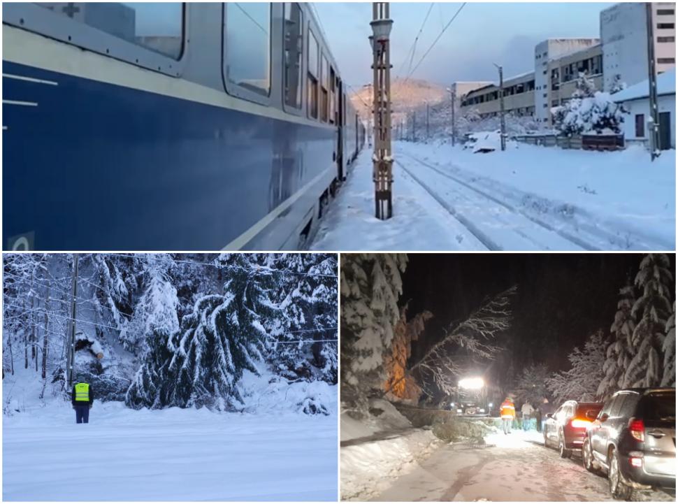 Furtună de zăpadă și mesaje Ro-alert la Rânca. Turiștii sunt avertizați să evite zona. Cod portocaliu de viscol în Gorj şi Vâlcea 937164