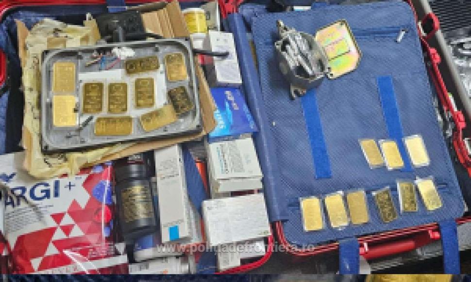 Un bărbat care pleca din Timișoara în Indonezia avea în bagaj 42 de lingouri de aur 940314