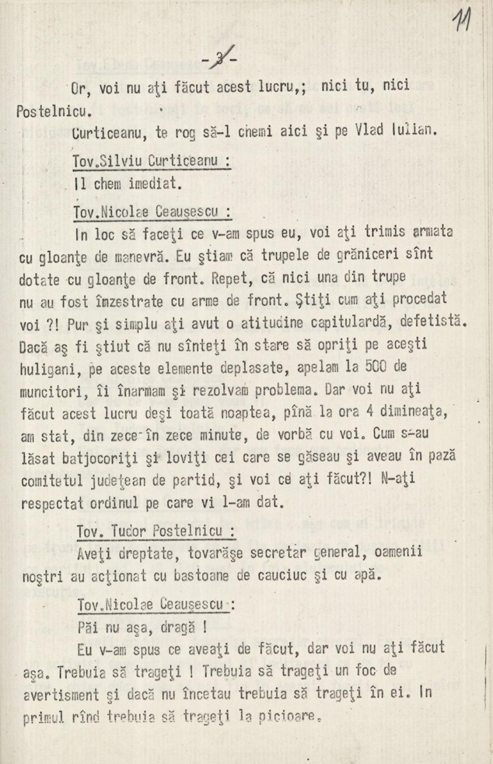 35 de ani de la căderea comunismului. Stenograme cu ordinele lui Ceaușescu la evenimentele din 16-20 decembrie 1989 de la Timişoara 941300