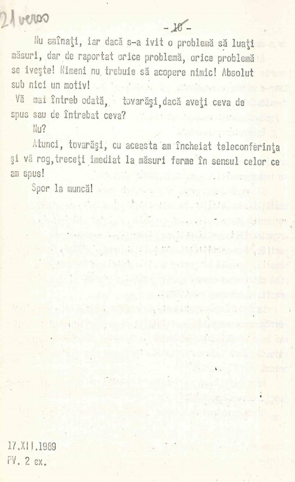 35 de ani de la căderea comunismului. Stenograme cu ordinele lui Ceaușescu la evenimentele din 16-20 decembrie 1989 de la Timişoara 941310