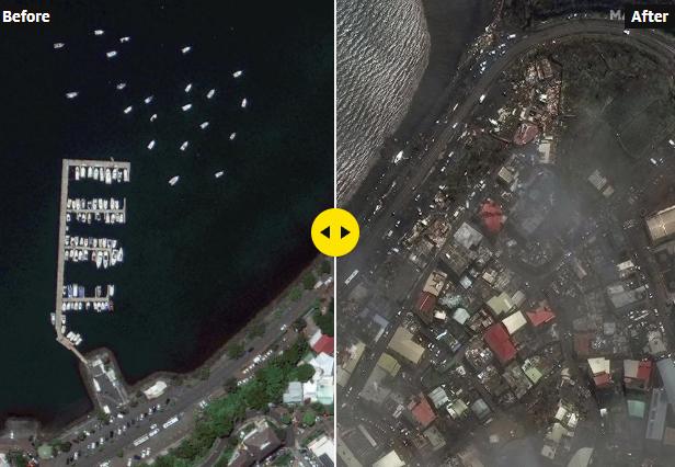 Înainte și după. Imagini din satelit care arată că n-a mai rămas nimic pe insula Mayotte după cel mai puternic ciclon din ultimul secol 941718