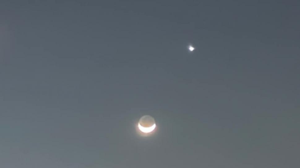 Spectacol cosmic la început de an. Planeta Venus a strălucit aproape de Lună 944310